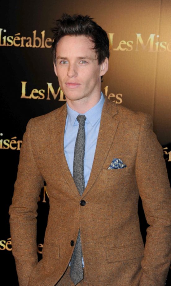 Eddie Redmayne At The 'Les Misérables' Premiere In Paris, 2013