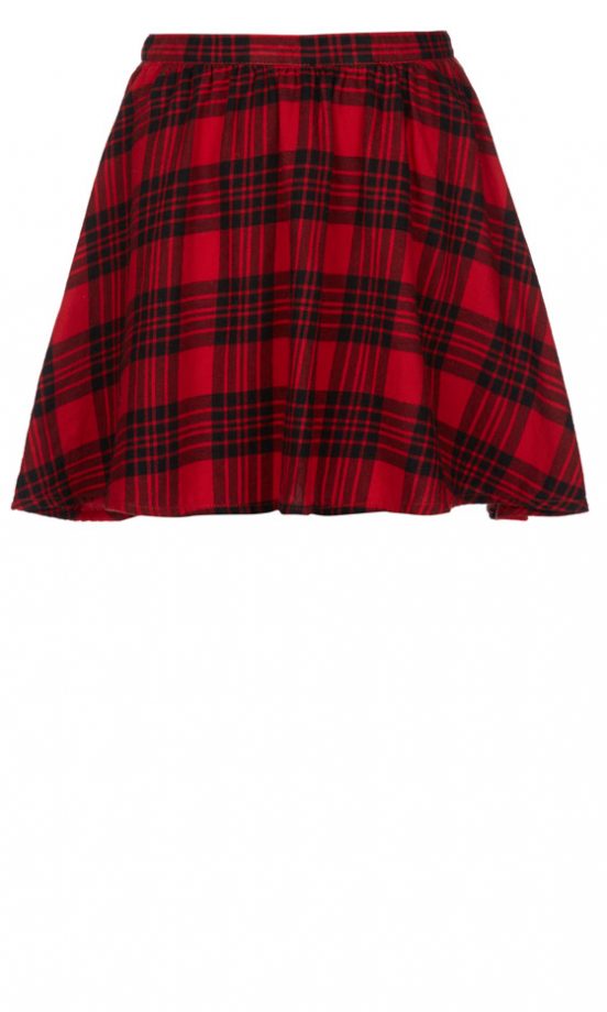 New Look Tartan Skirt, £17.99