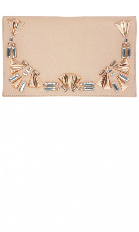 Miss Selfridge Embellished Clutch, £35