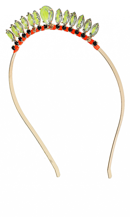 Hair Accessory: Topshop Neon Jewelled Headnad, £10