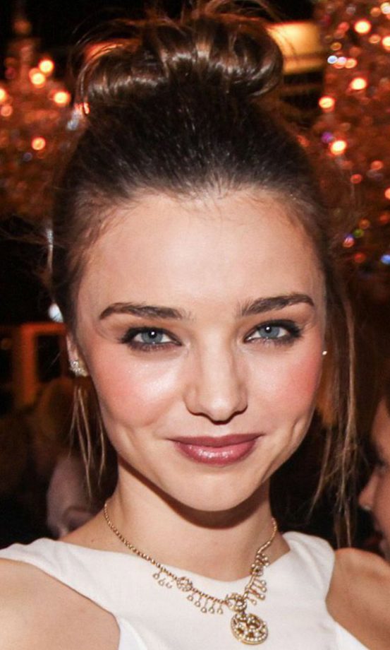 Miranda Kerr's Cute Updo Hairstyle At A David Jones Event In Sydney, 2013