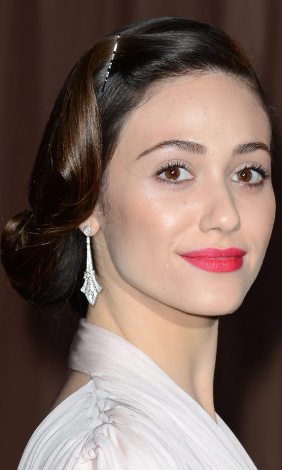 Emmy Rossum At A Pre-Oscar Party, 2013
