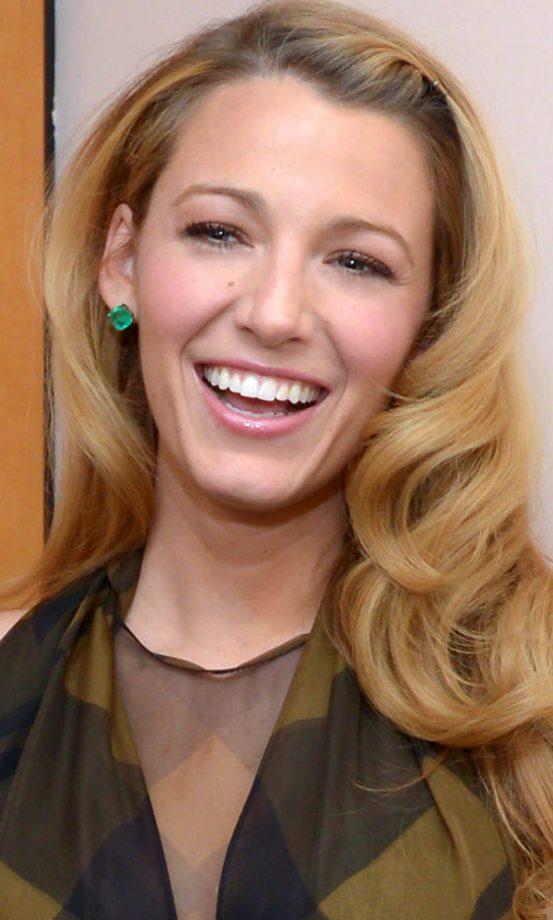 Blake Lively's Glam Hairstyle At An Event In New York, 2013