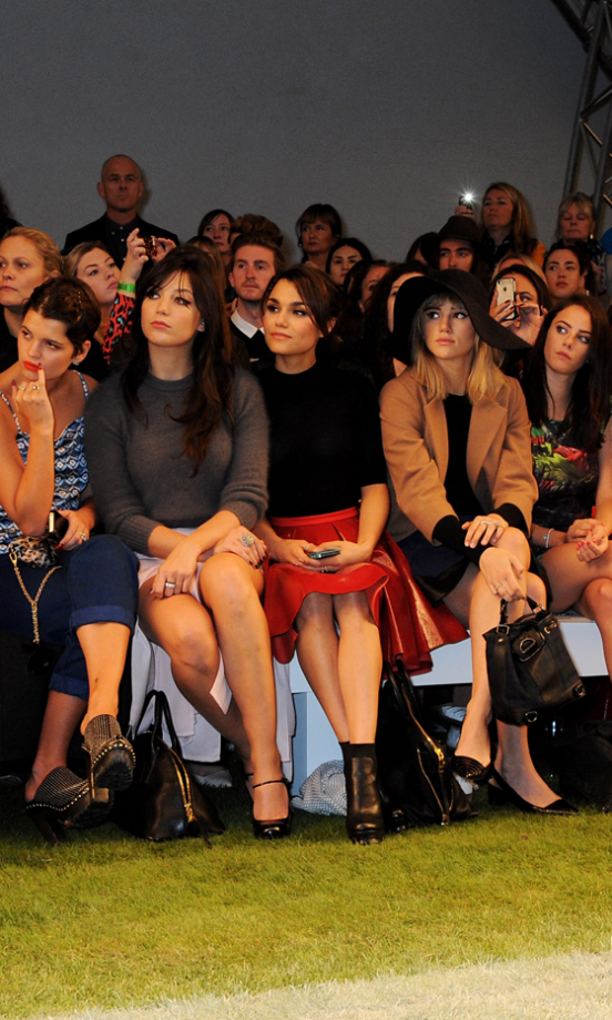 The FROW At The Topshop Unique SS14 Show At London Fashion Week, 2013