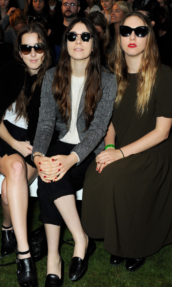 The FROW At The Topshop Unique SS14 Show At London Fashion Week, 2013