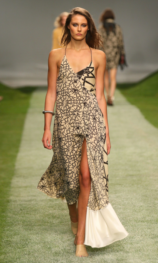 Model At The Topshop Unique SS14 Show At London Fashion Week, 2013