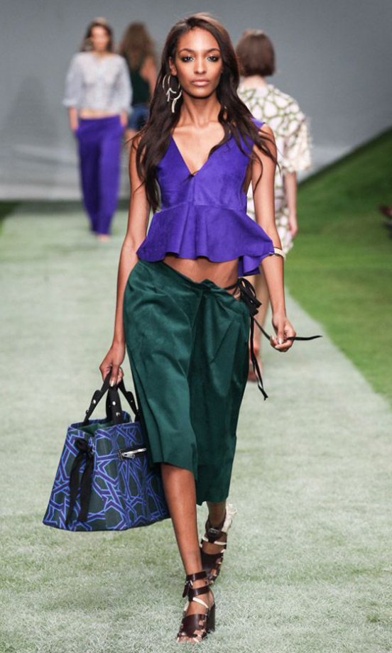 Jourdan Dunn At The Topshop Unique SS14 Show At London Fashion Week, 2013