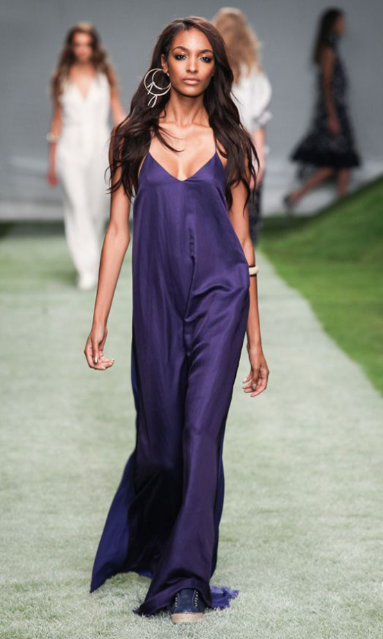 Jourdan Dunn At The Topshop Unique SS14 Show At London Fashion Week, 2013