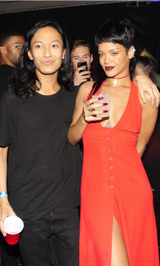 Rihanna and Alexander Wang at New York Fashion Week, 2013