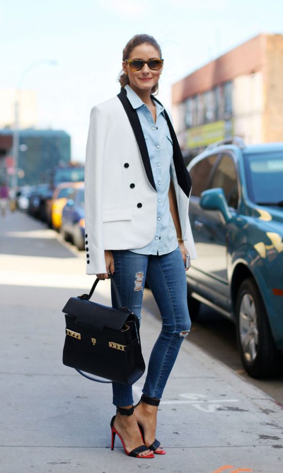 Olivia Palermo at New York Fashion Week, 2013