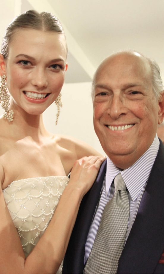 Karlie Kloss And Oscar De La Renta At Oscar De La Renta's SS14 Show, New York Fashion Week, 2013