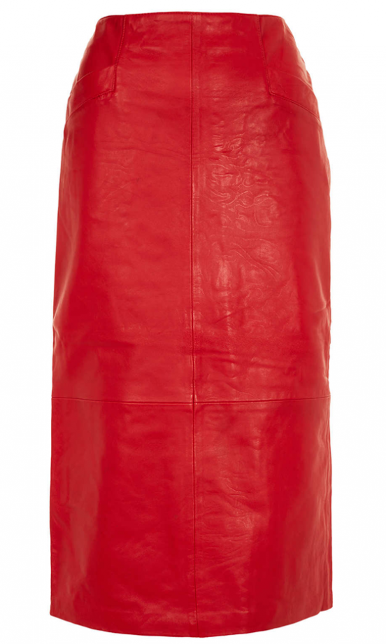 Topshop Leather Pencil Skirt, £125