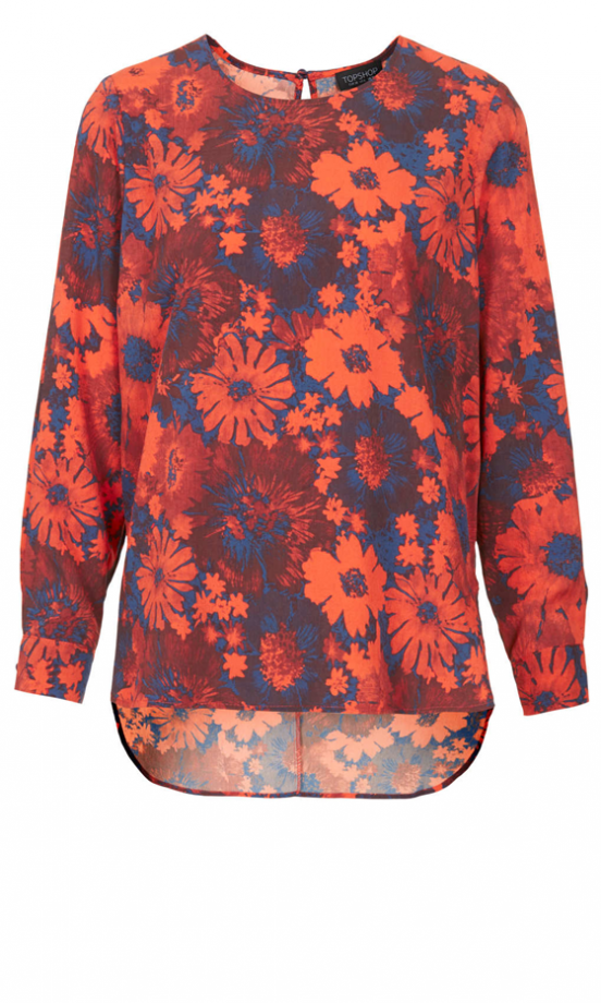 Topshop Floral Print Top, £38