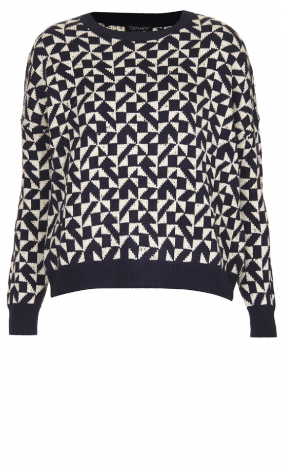 Topshop Geometric Jumper, £42