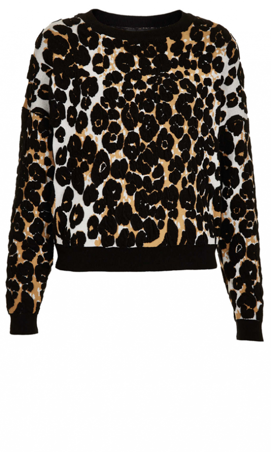 Topshop Leopard Jumper, £48