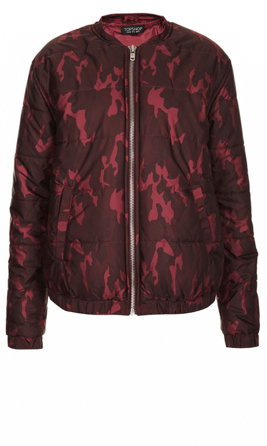 Topshop Bomber Jacket, £55