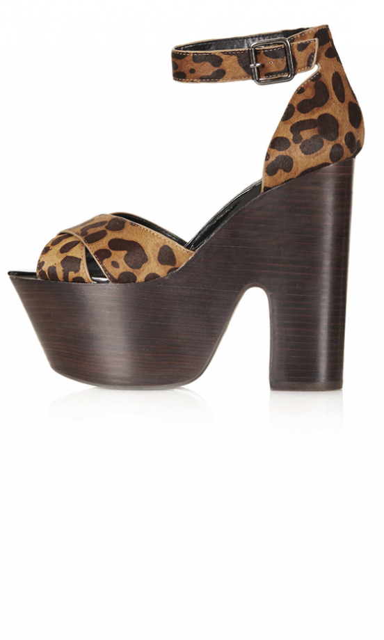 Topshop Leopard Print Heels, £56