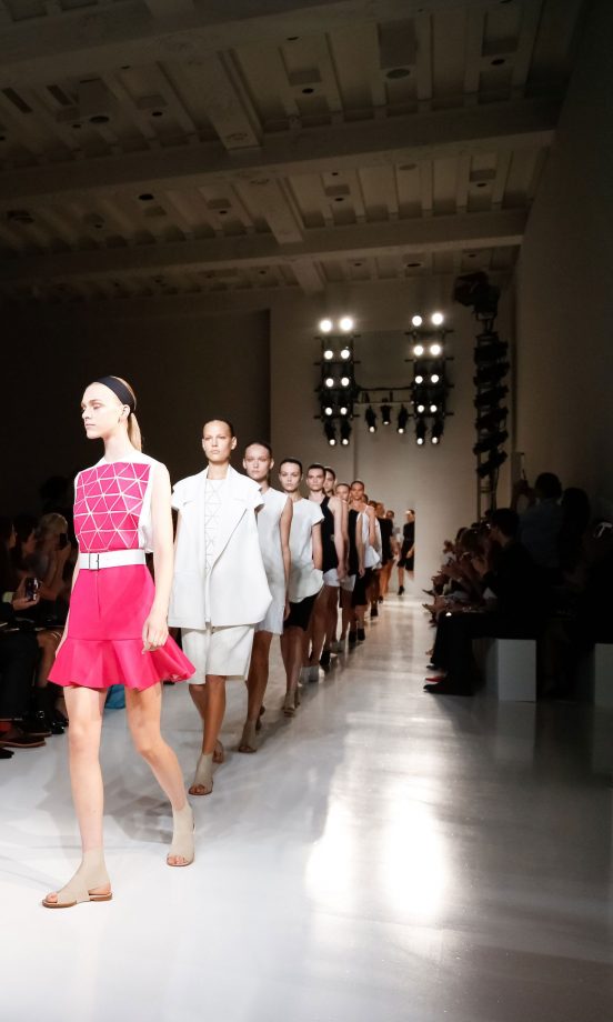 Victoria Beckham SS14 Show At New York Fashion Week, 2013