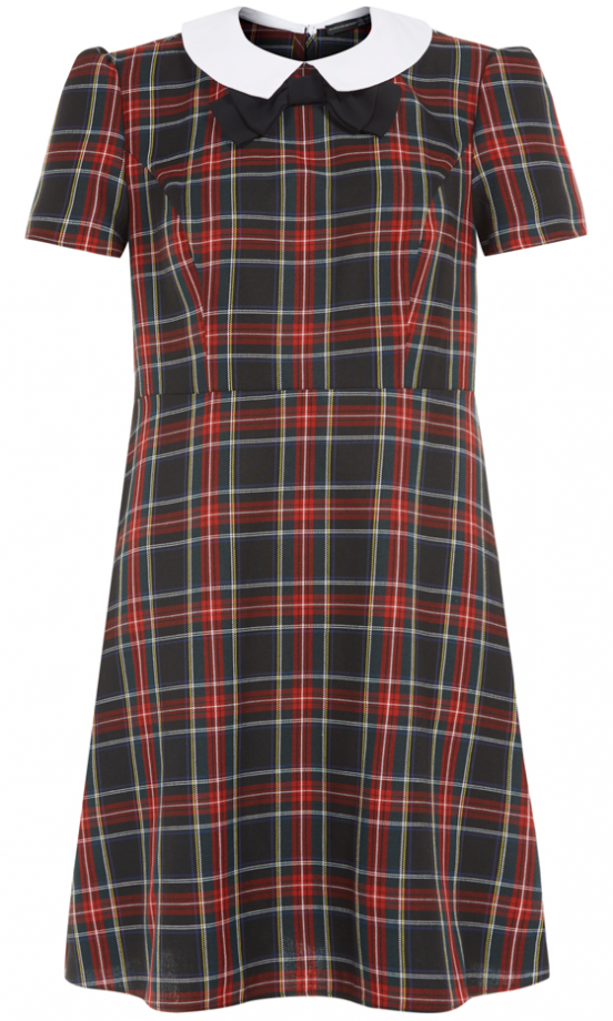 Primark AW13 Collection: Contrast Collar Multi Check Dress