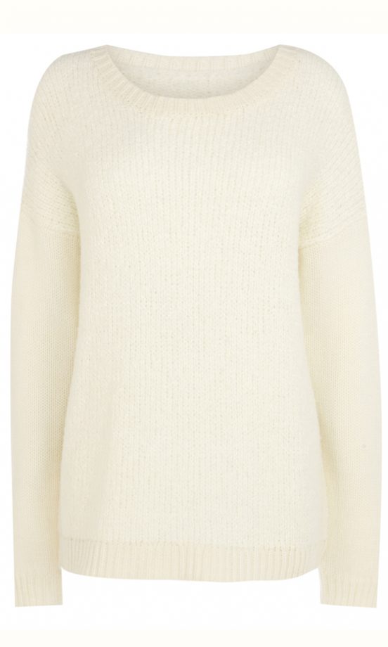 Cream Longerline Jumper, £40