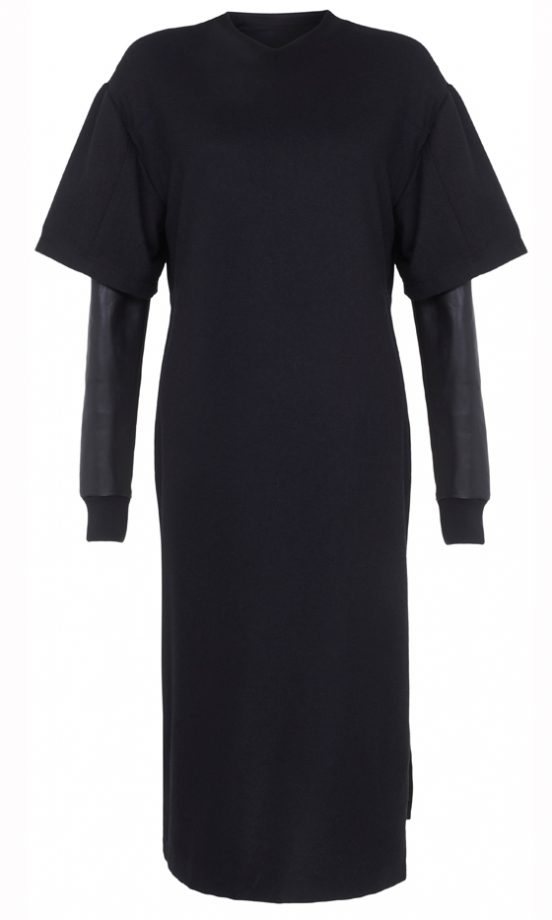 Rihanna For River Island Winter 2013: Oversized T-Shirt Layered Midi Dress