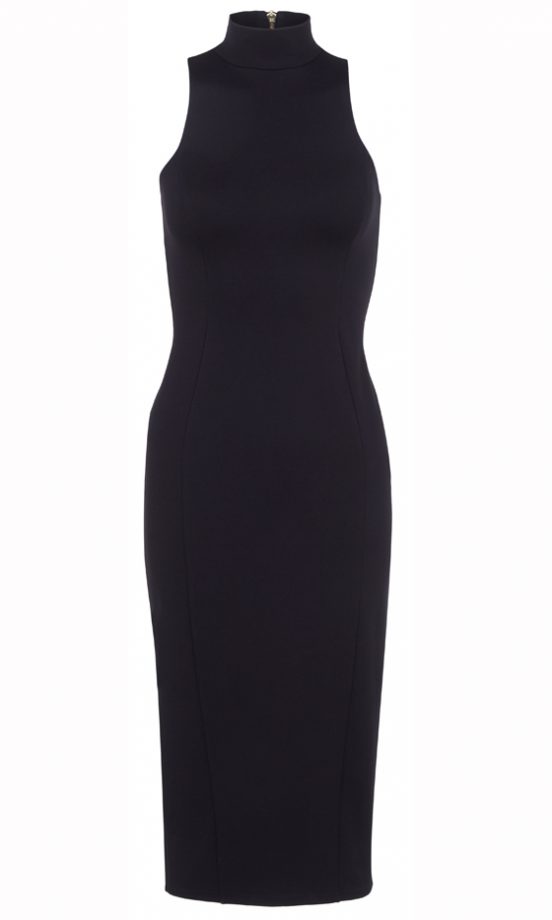 Rihanna For River Island Winter 2013: High Neck Midi Dress