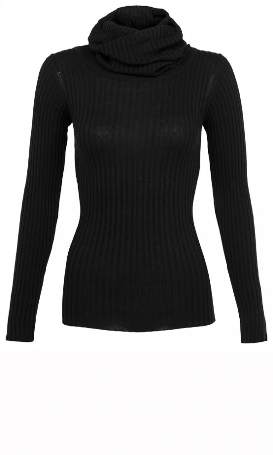 Rihanna For River Island Winter 2013: Black Polo Neck