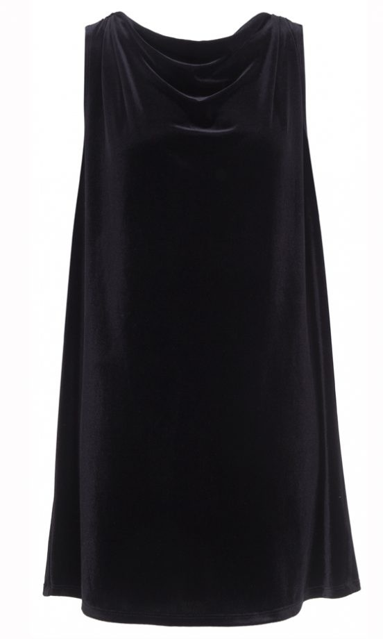 Rihanna For River Island Winter 2013: Black Cowl Neck Top