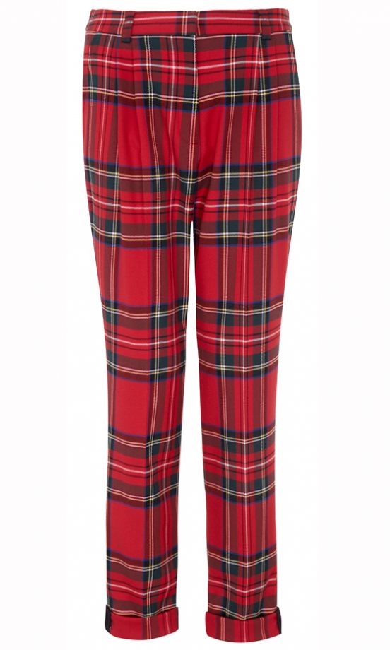Rihanna For River Island Winter 2013: Tartan Trousers