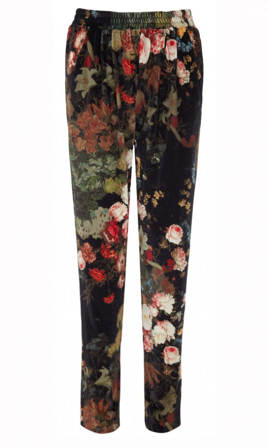 Rihanna For River Island Winter 2013: Floral Stretch-Waist Trousers