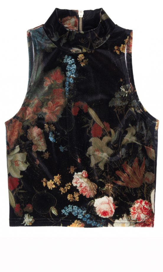 Rihanna For River Island Winter 2013: Floral High-Neck Top