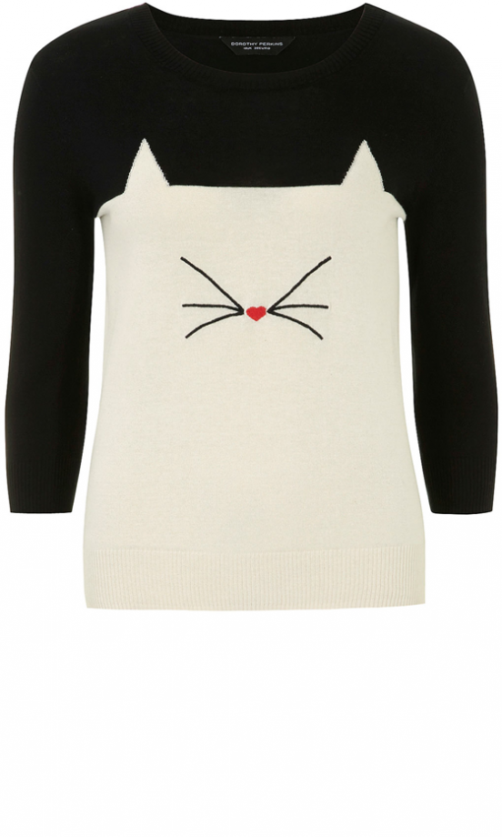 Dorothy Perkins Cat Face Jumper, £22