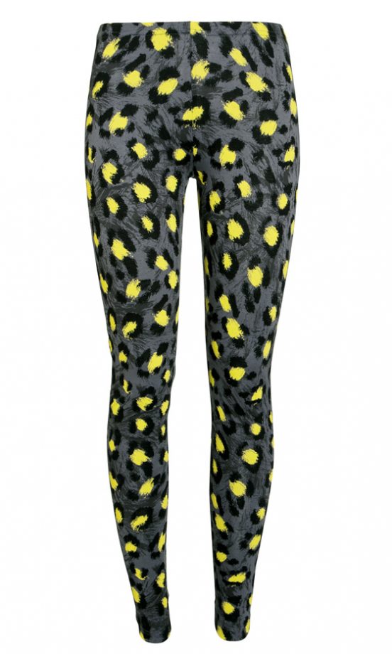 F&F Neon Animal Print Leggings, £10