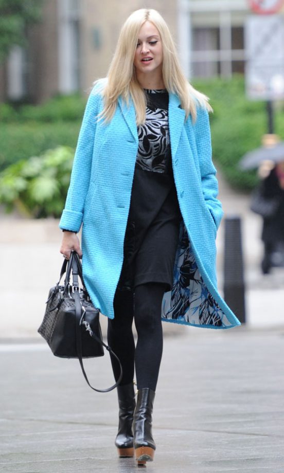 Fearne Cotton's Bright Blue Coat