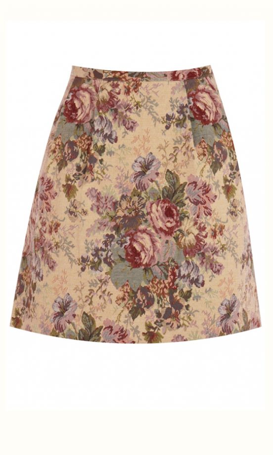 Floral Jacquard Skirt, £48
