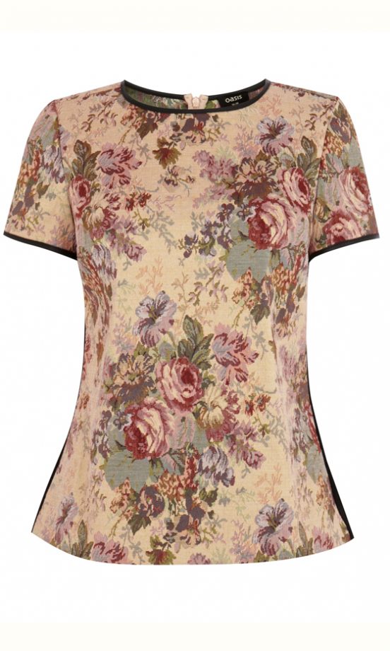 Floral Jacquard Top, £45