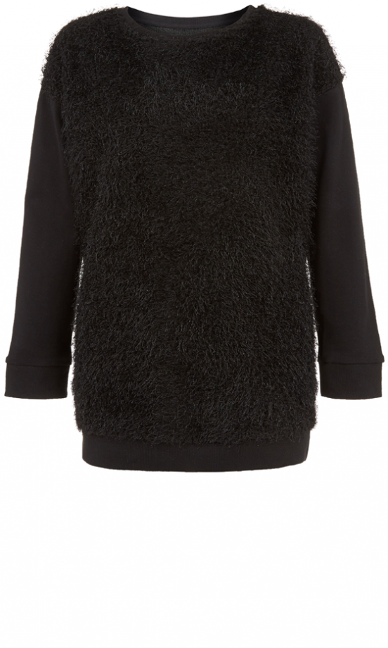 Primark AW13 Collection: Fluffy Black Sweatshirt, £10