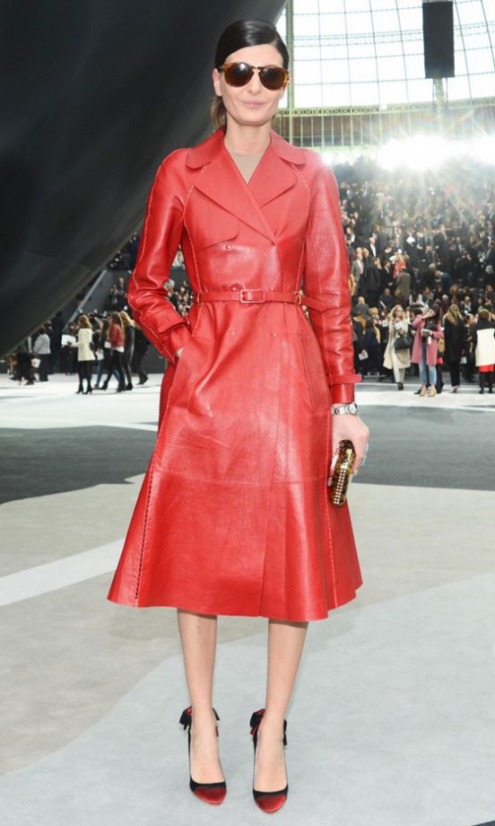 Giovanna's Battaglia's Bright Red Coat