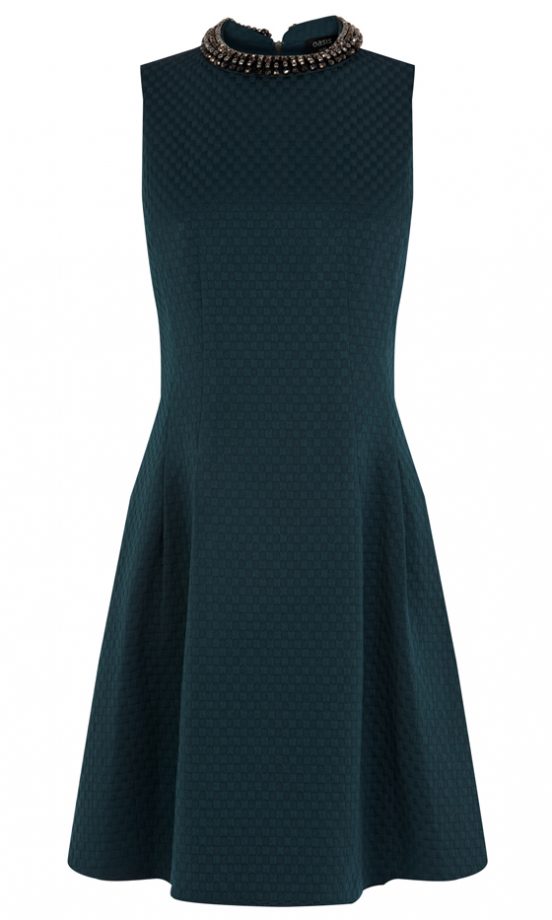 Green Embellished Neck Shift, £75