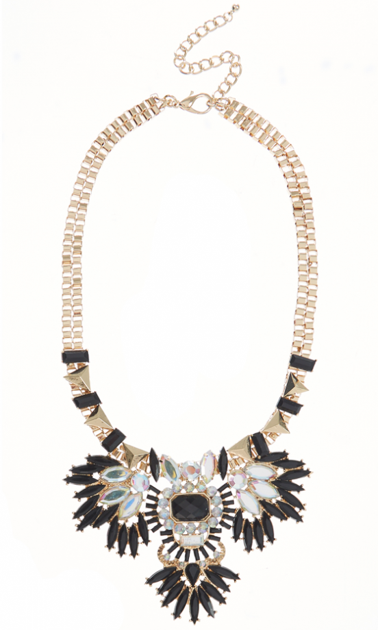 Primark AW13 Collection: Black Gem Necklace, £8