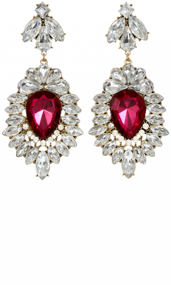 Primark AW13 Collection: Ruby Drop Earrings, £5