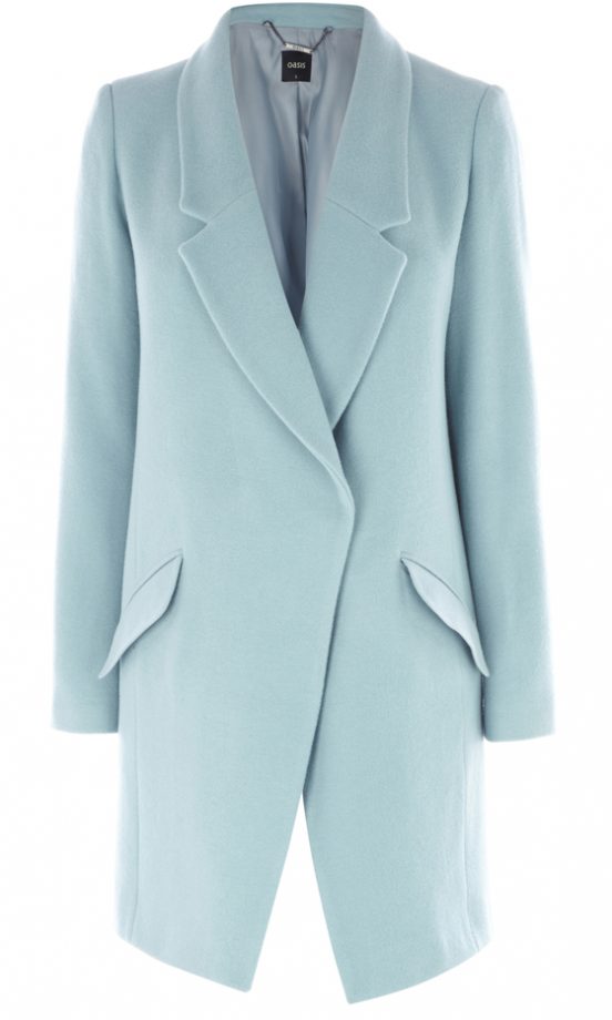 Light Blue Wool Carcoat, £110