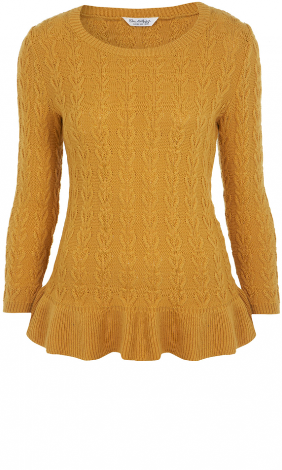 Miss Selfridge Peplum Jumper, £39