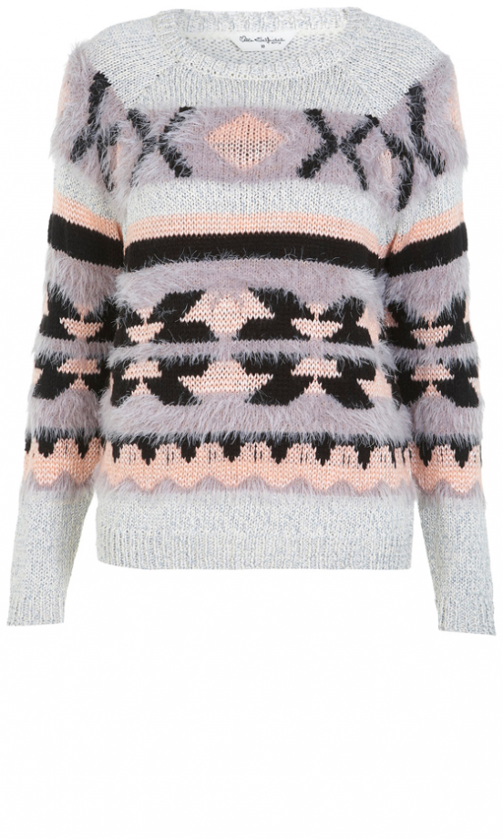 Miss Selfridge Pastel Fluffy Jumper, £45