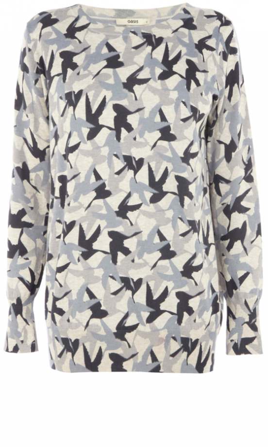Oasis Bird Jumper, £45