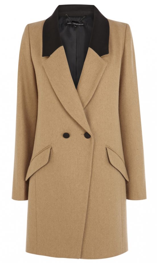 PU Trim Collar Car Coat, £110
