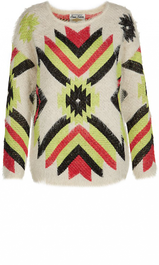 Parisian At New Look Tribal Jumper, £27.99