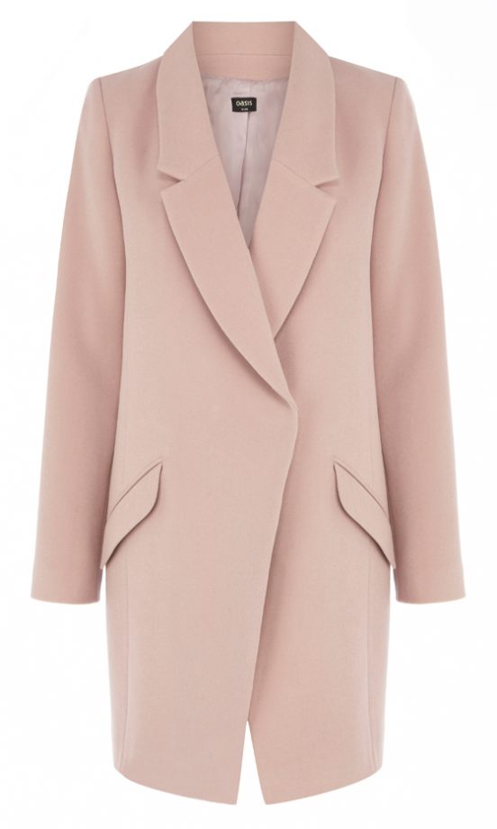 Pink Wool Overcoat, £110