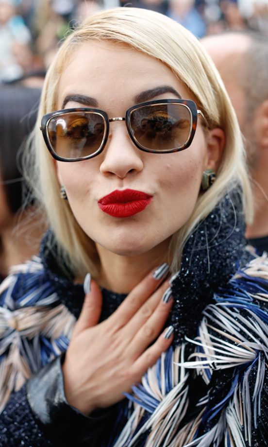 Rita Ora At Chanel SS14, Paris Fashion Week, 2013
