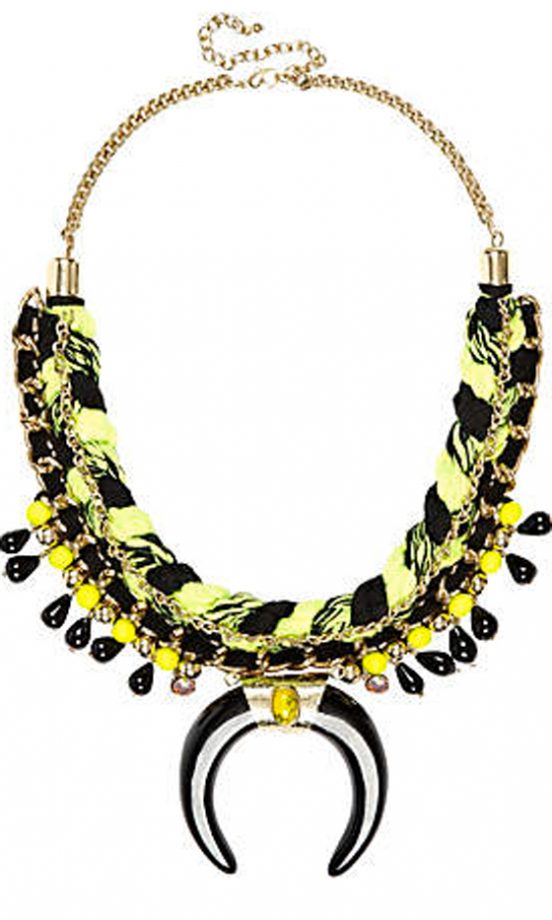 River Island Statement Neon Necklace, £25